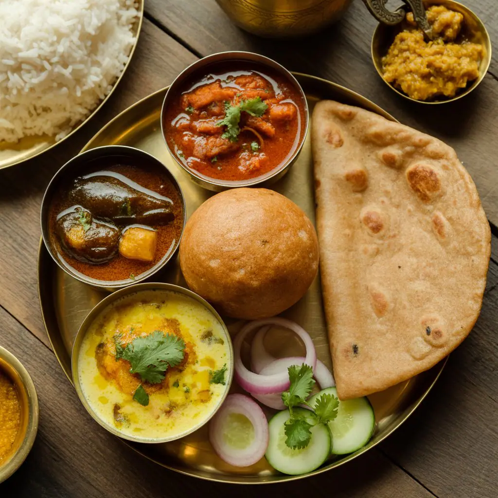 Bihari Special Litti Sattu Thali