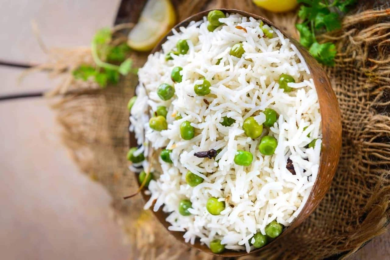 Green Peas Pulao