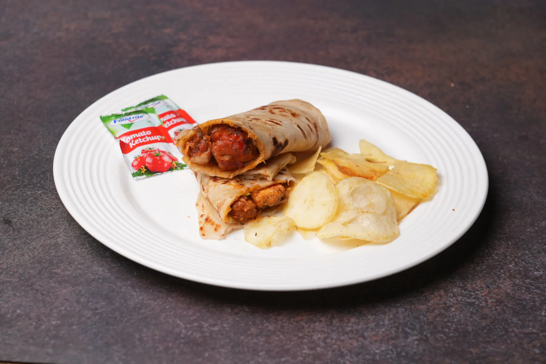 Crunchy Soya Paneer (Tofu) Wrap [Serves 1]
