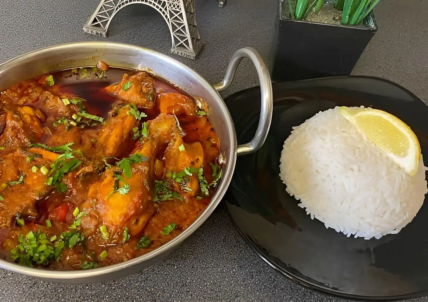 Chicken Rogan Josh With Rice