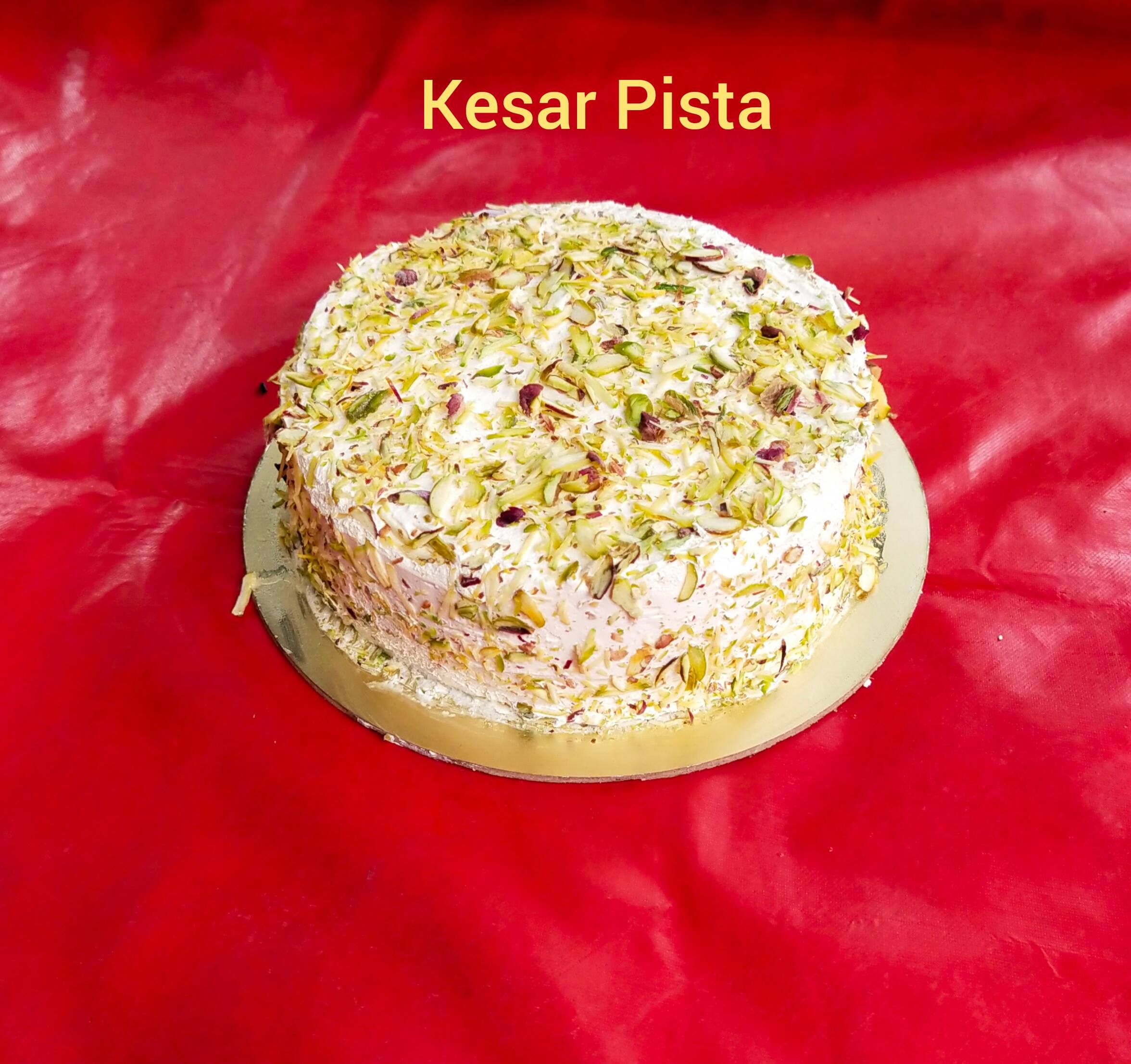 सबसे आसान केक | Eggless Kesar Pista Custard Cake | Custard Cake | Without  Oven | Easy Sponge Cake - YouTube