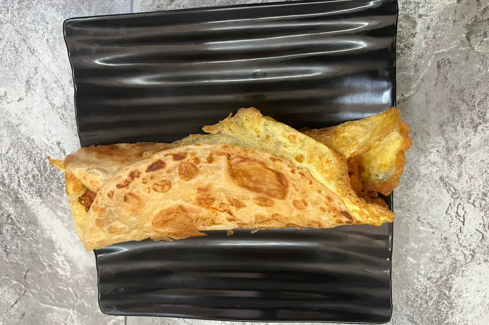 Double Omelette Chicken Roll