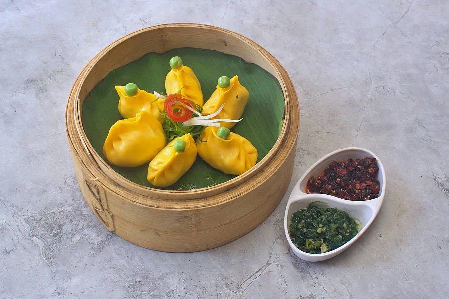 Spinach And Corn Dimsum