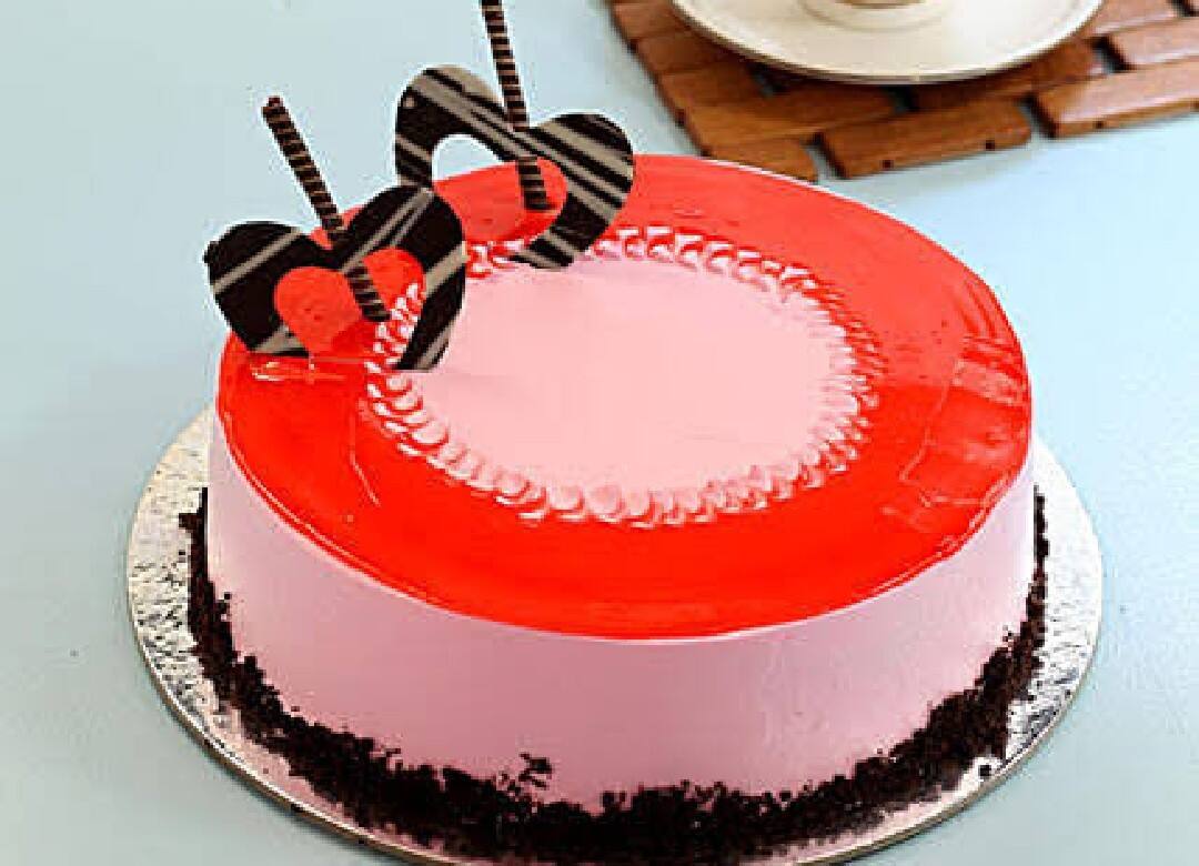 Strawberry Cake at Rs 300/pound | Strawberry Cake in Delhi | ID: 14707216288