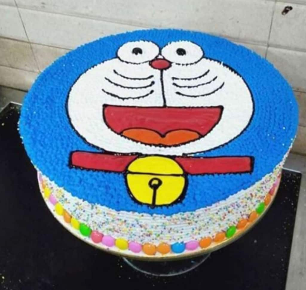 Buy Doraemon & Friends Chocolate Rectangle Photo Cake Online in Noida &  Greater Noida : From VIBH Noida