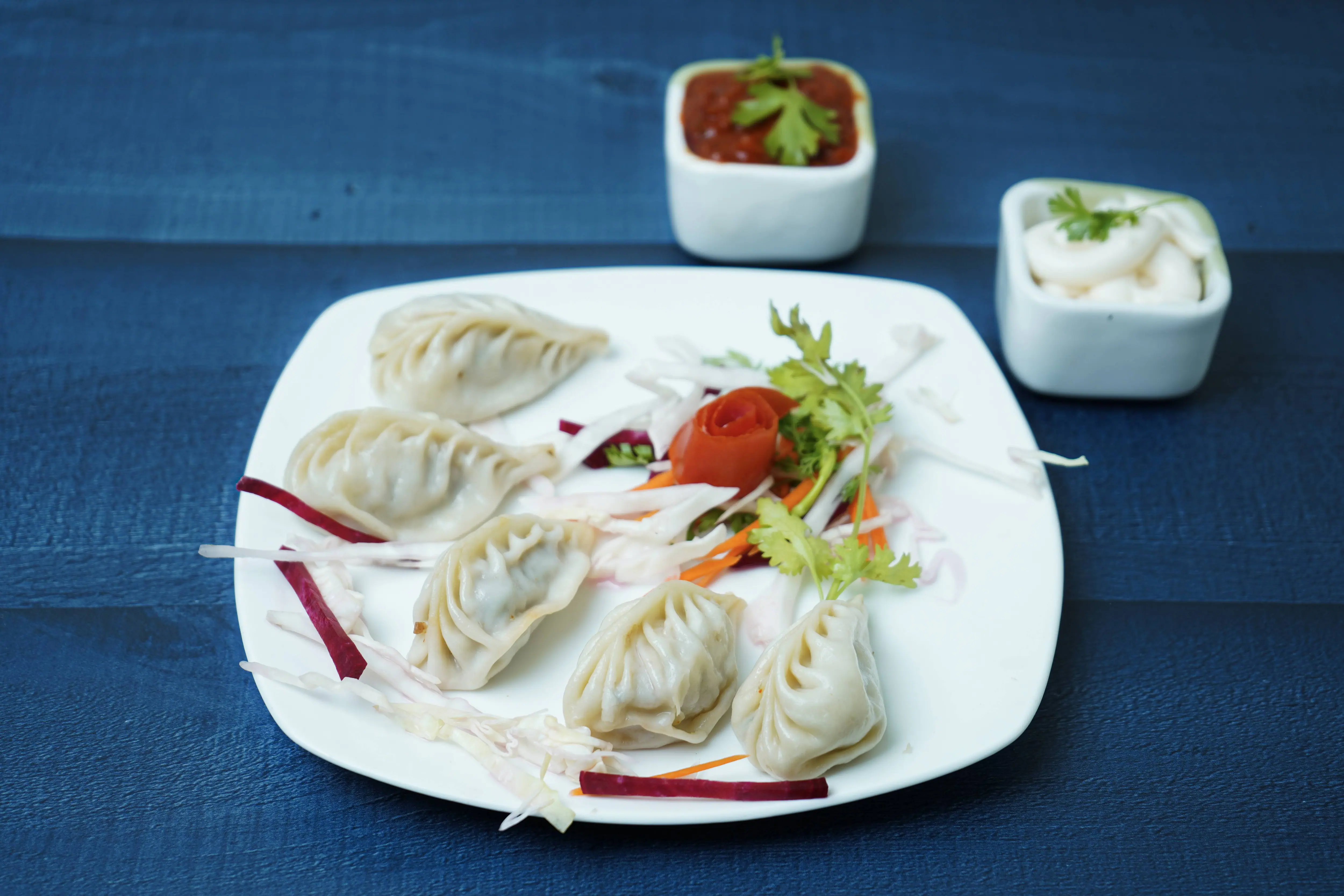 Chicken Steamed Momos [6 Pieces]