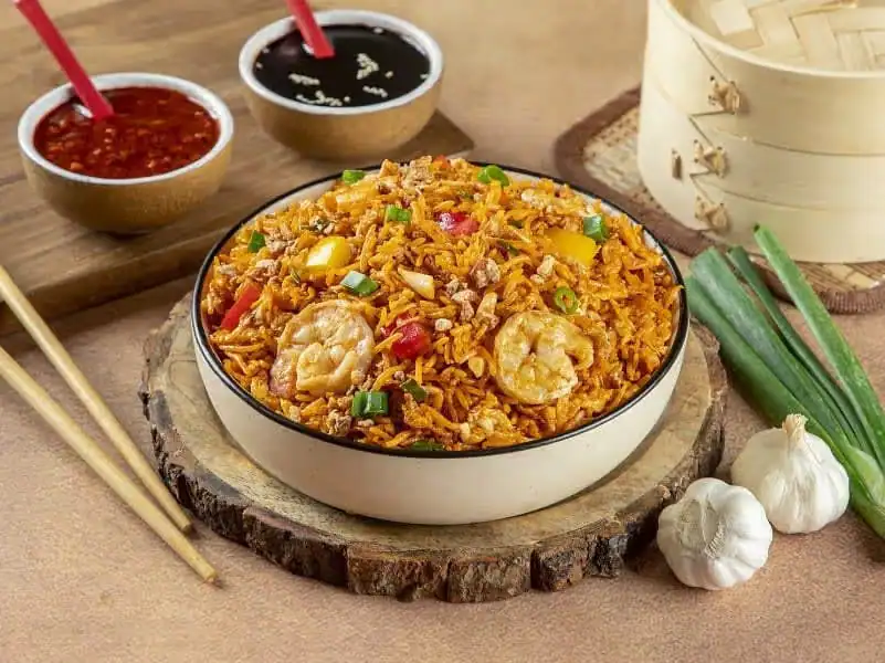 Prawns Schezwan Rice