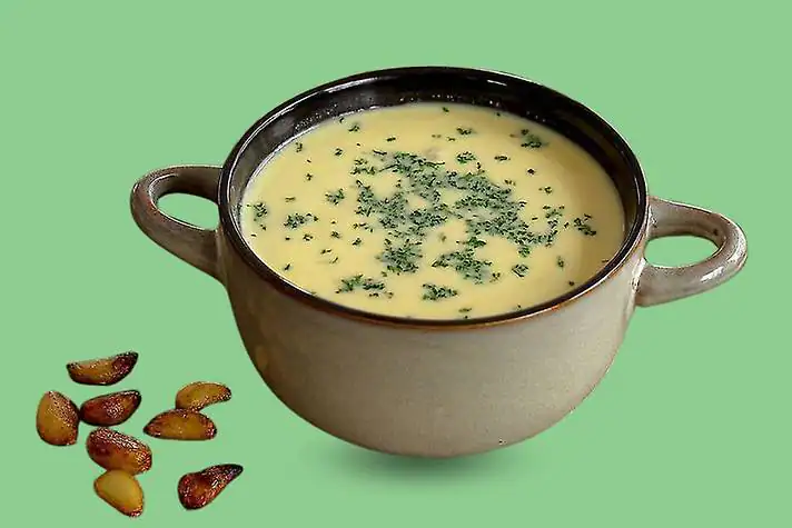 Roasted Garlic Chicken Soup