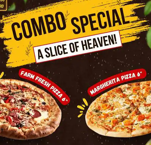 Margherita Pizza 6" + Farm Fresh Pizza 6"