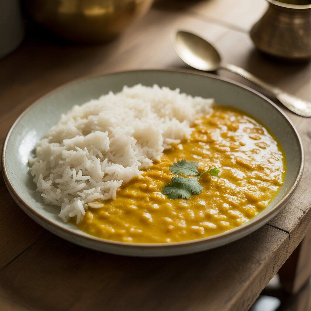 Plain Arhar Dal Chawal