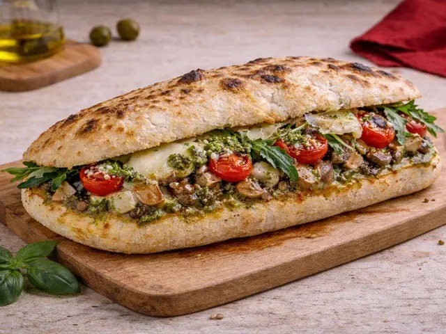 Creamy Wild Mushroom Sandwich