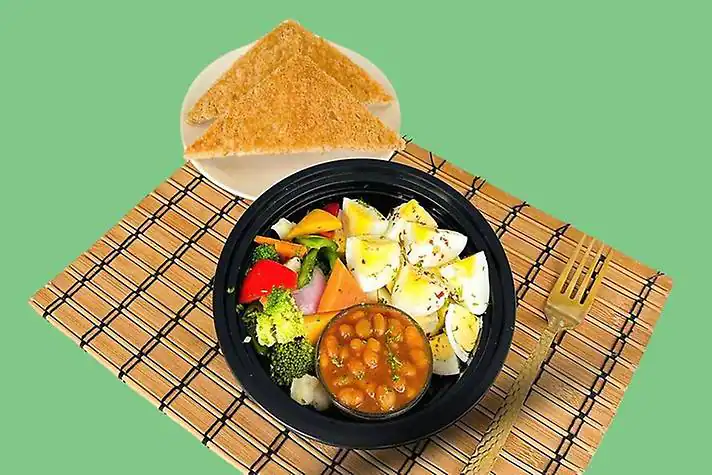 Egg N Tossed Fajita Bean Brekkie
