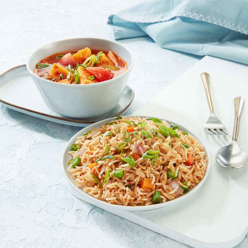 Midnight Chilly Paneer Veg Fried Rice Meal Box