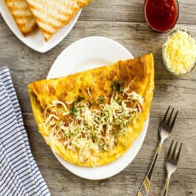 Cheese Omelette [4 Eggs]