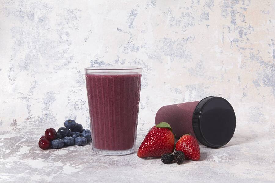 Blueberry Mango Vitamix Mango Smoothie Banana Wild Blueberry