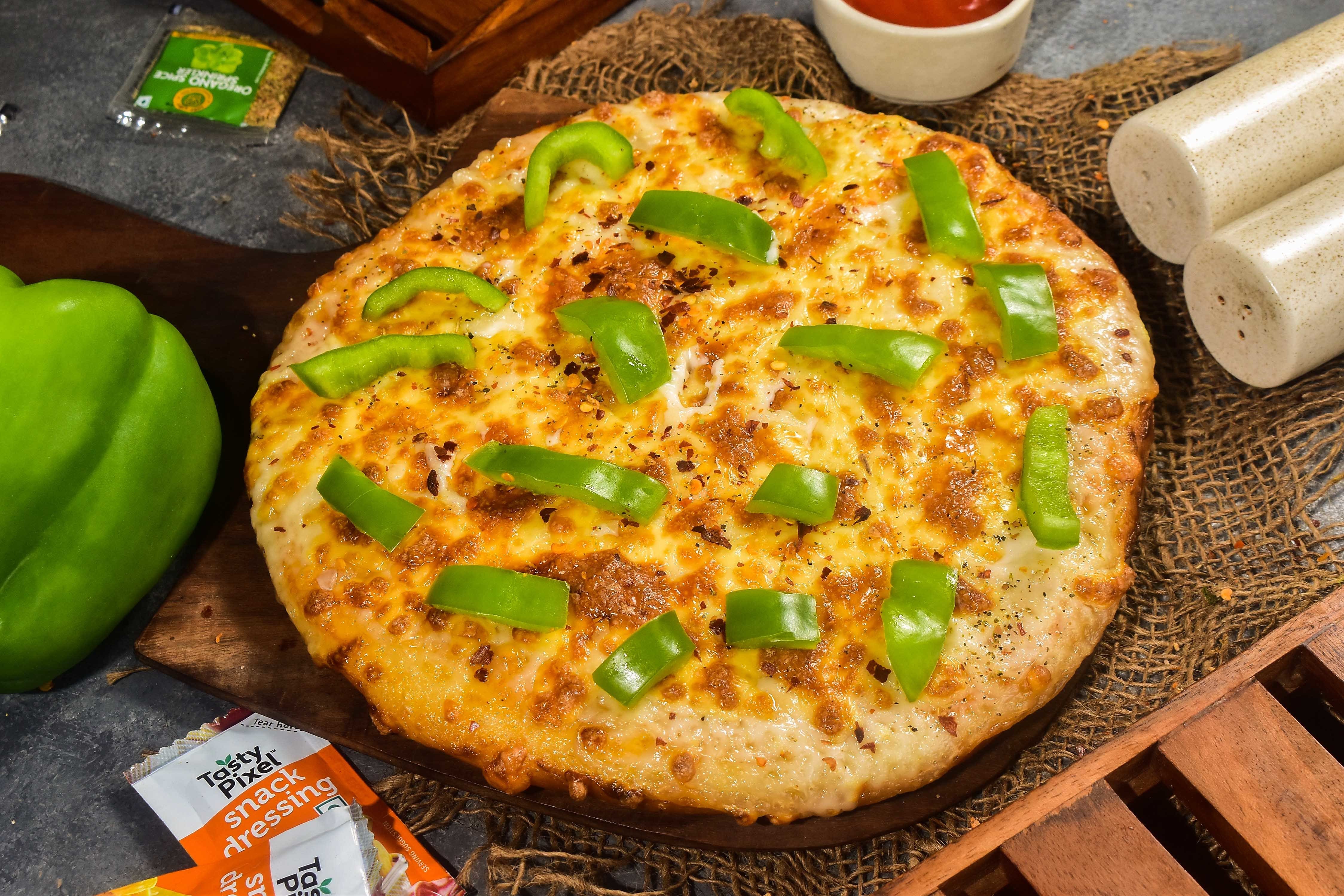 Dominos Cheese Burst Pizza Peppy Paneer