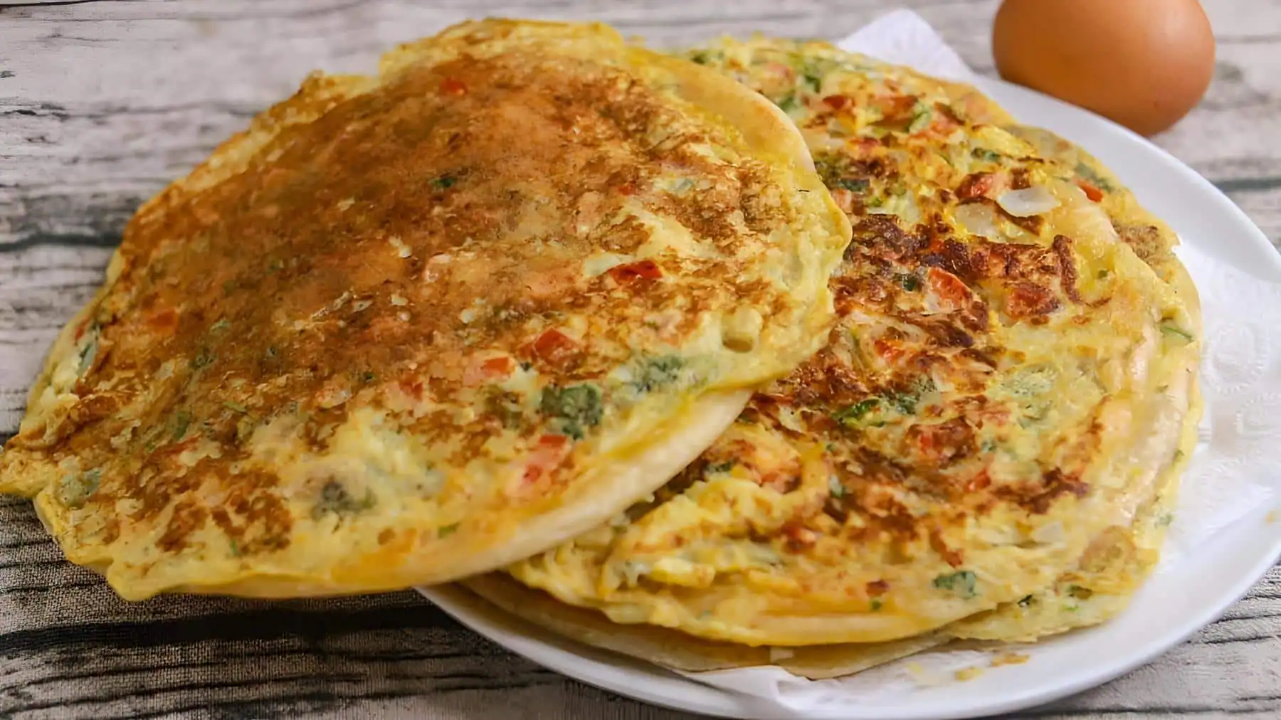Omelette Paratha