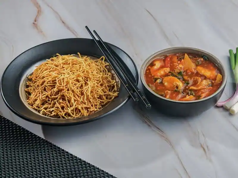 Prawns American Chopsuey