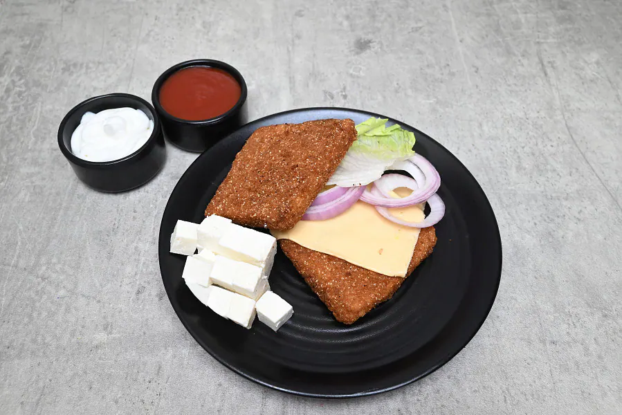 Paneer Double Downer With Cheese.