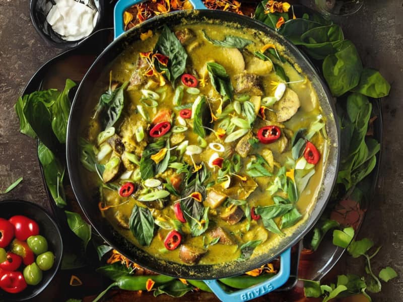 Vegetable Green Thai Curry