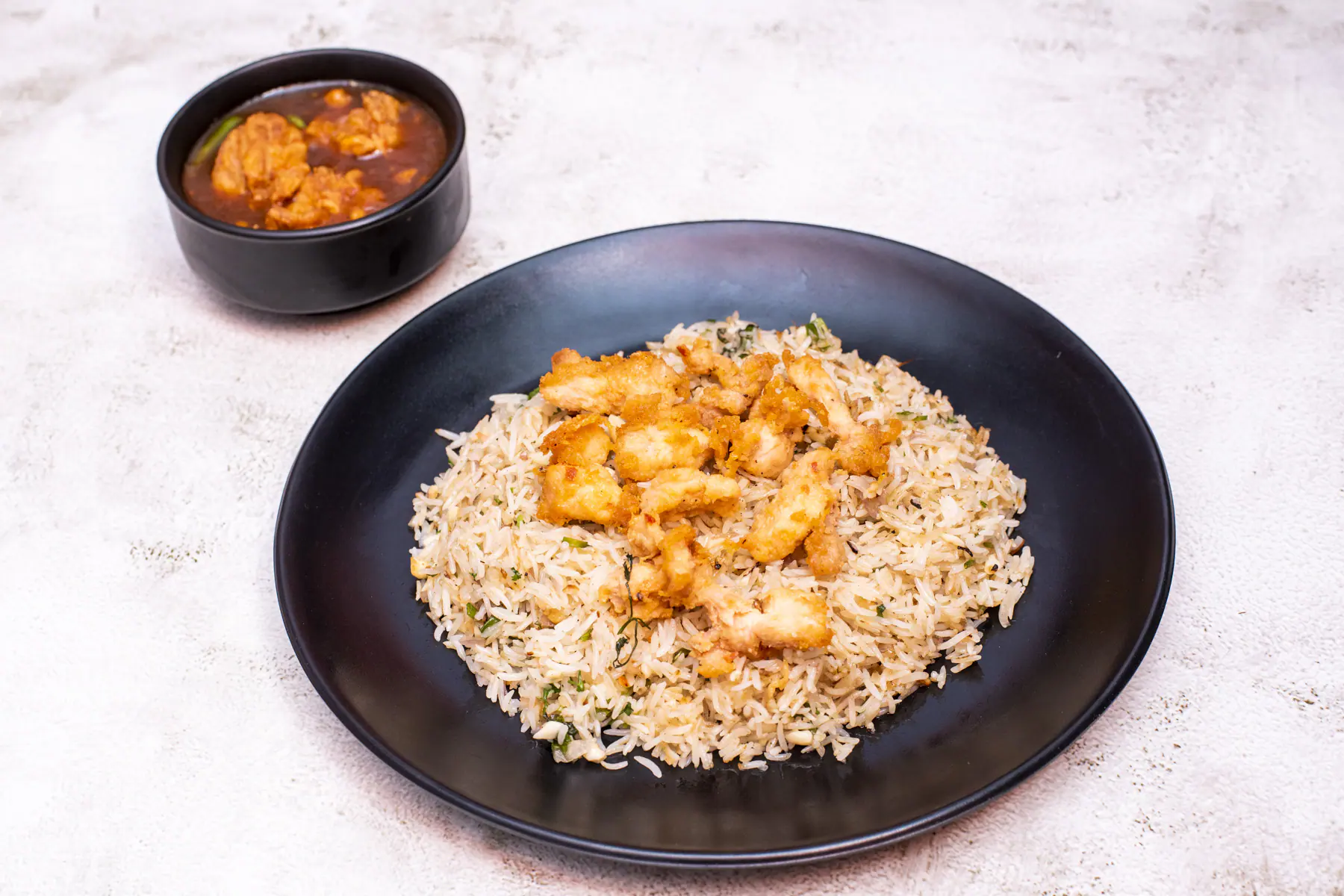 Chicken Garlic Fried Rice Combo