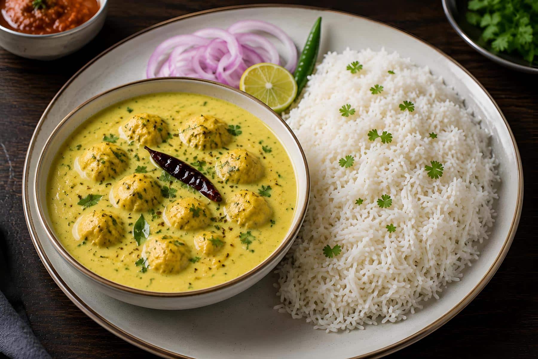 Kadhi Chawal