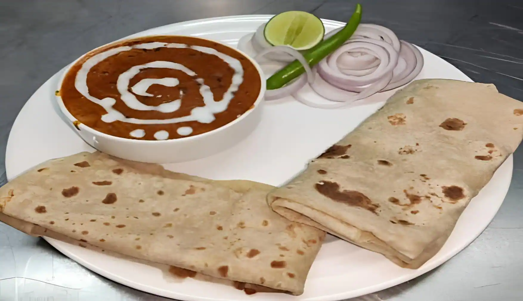 Combo - Dal Makhni + 2 Roomali Roti