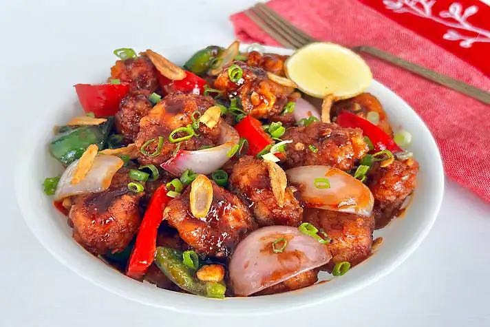 Soy Garlic Chicken Popcorn