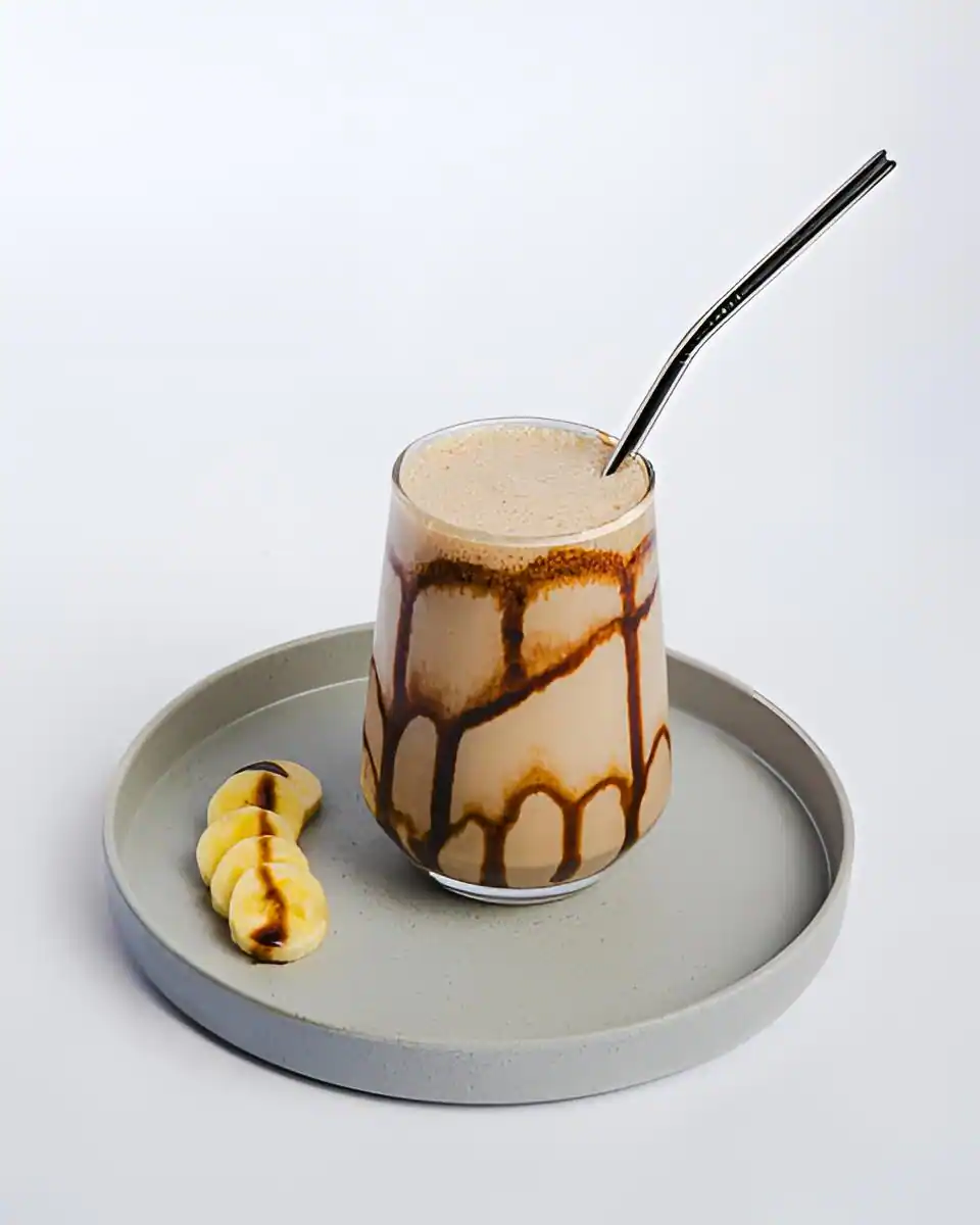 Chocolate Peanut Butter Banana Smoothie