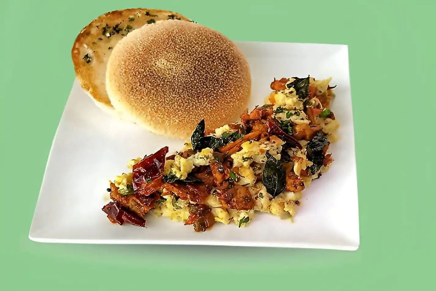 Kothu Chicken Scrambled Eggs Combo