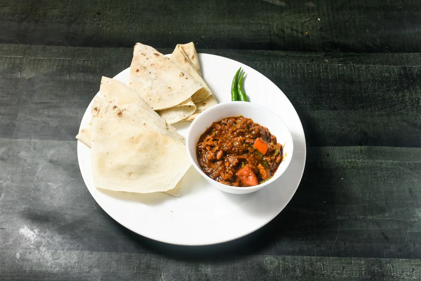 Mutton Tikia With 5 Rumali Roti
