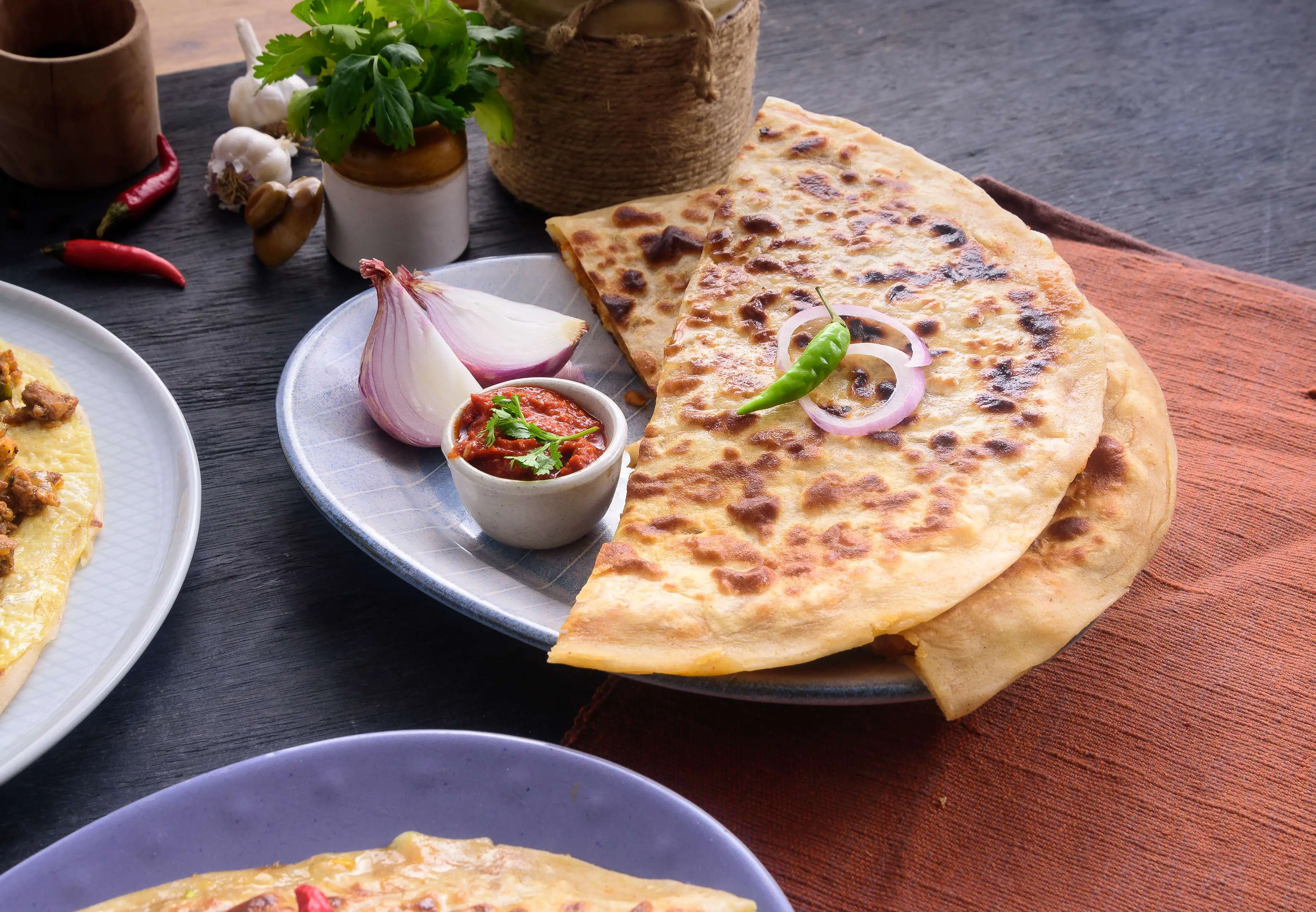 Corn Cheese Paratha