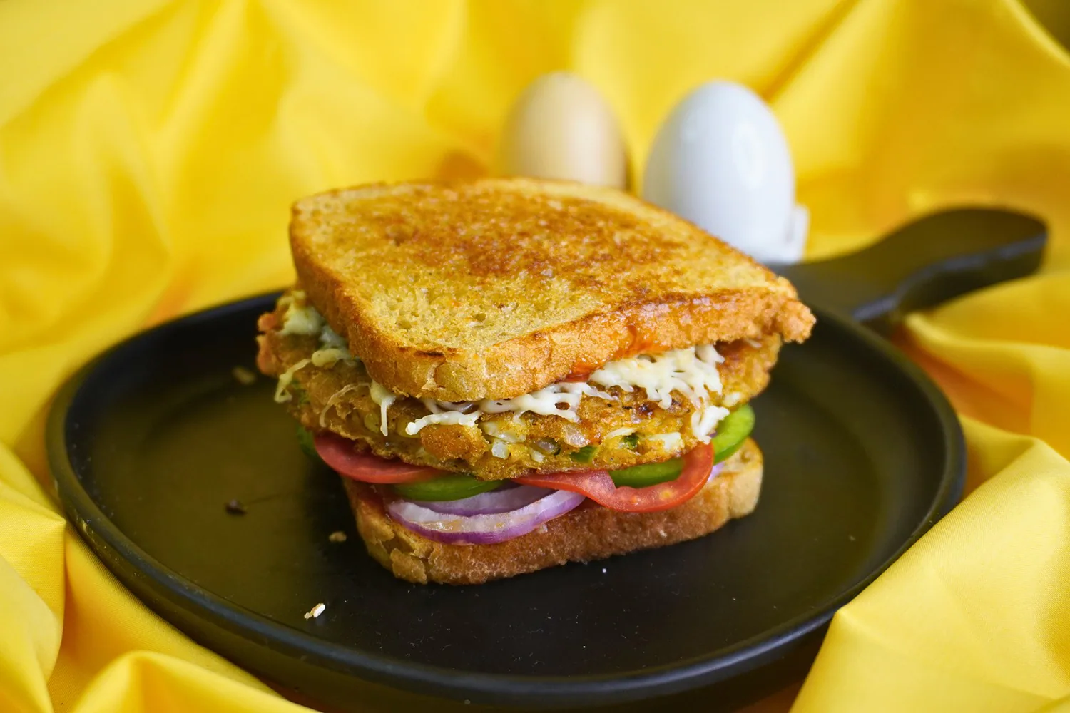 Brown Bread Egg Burger