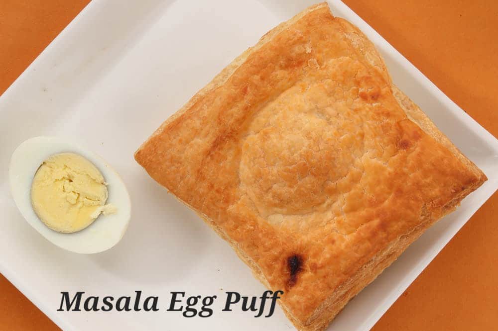 Egg Masala Puff