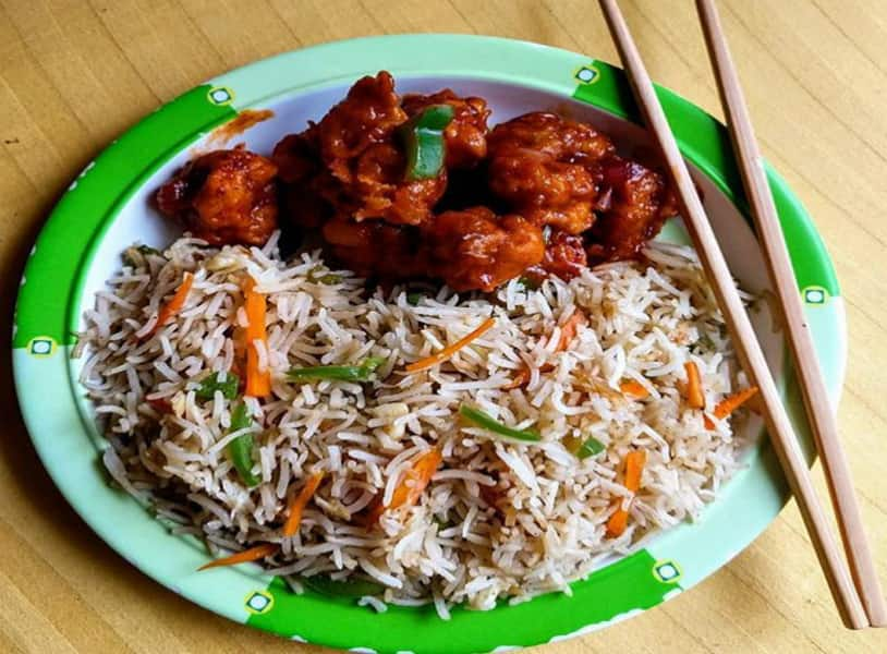 Veg Manchurian Rice