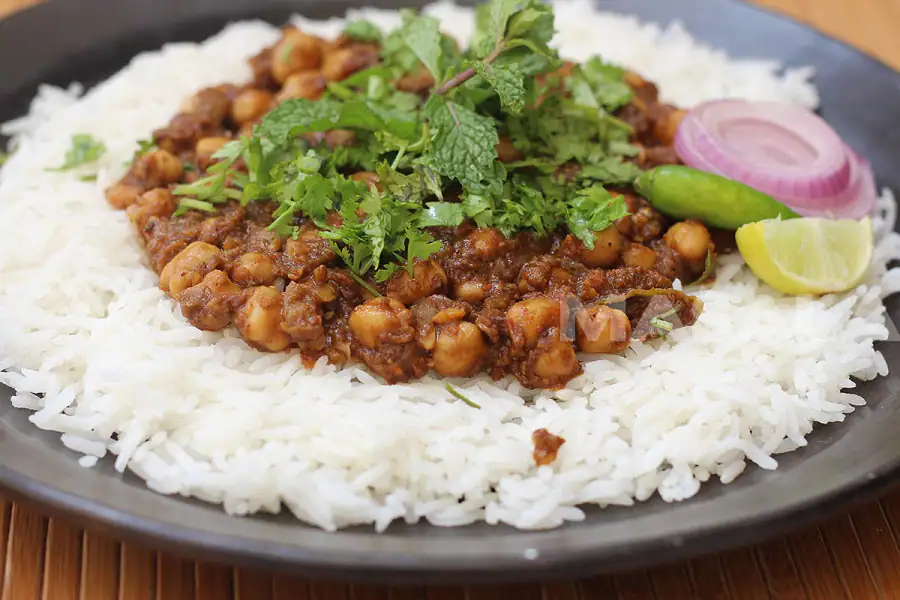 Chole With Rice Combo