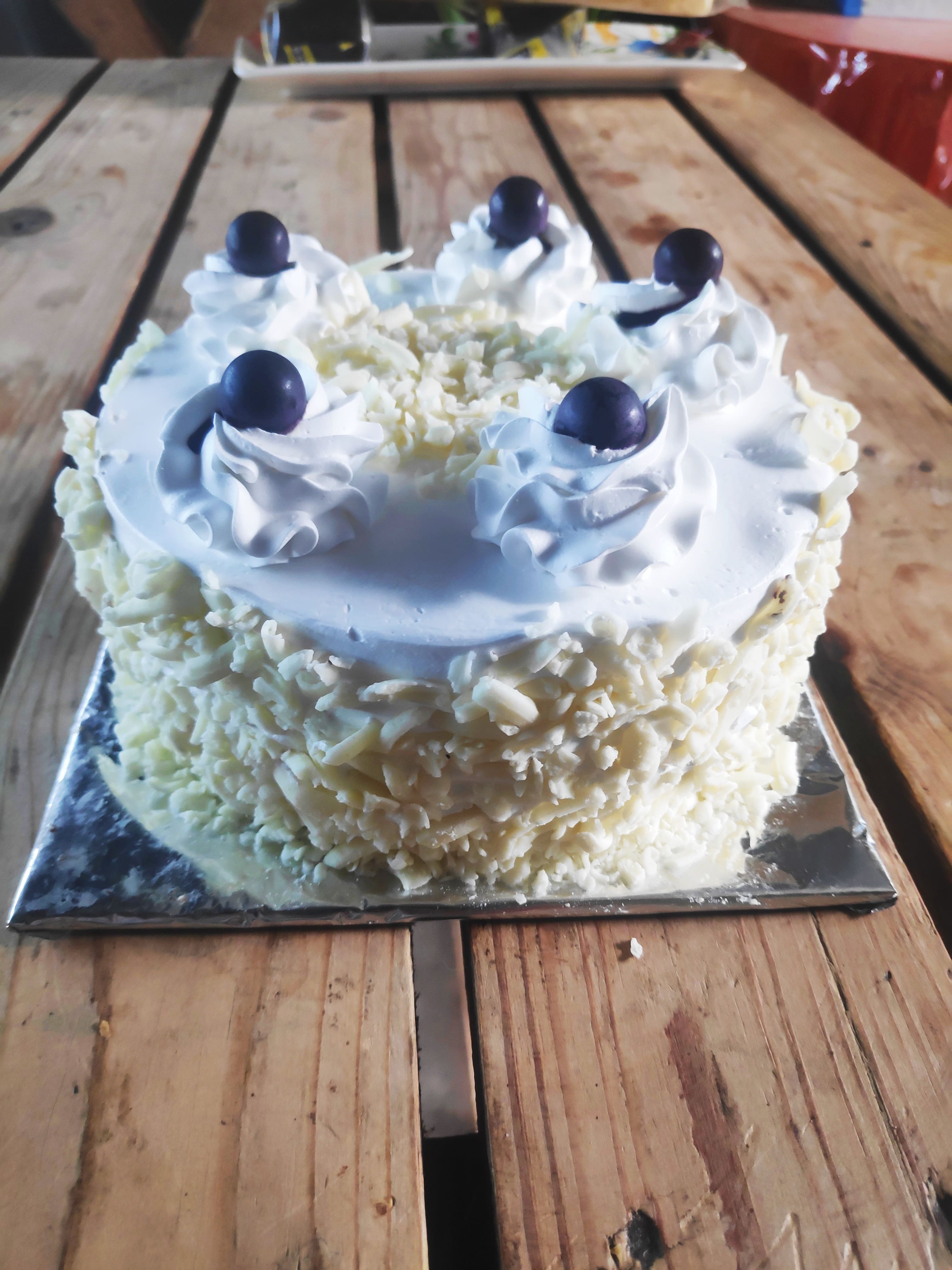 Ann's Cake Hut - White forest with Blueberry cake | Facebook
