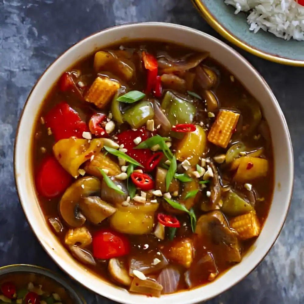 Veg In Schezwan Sauce