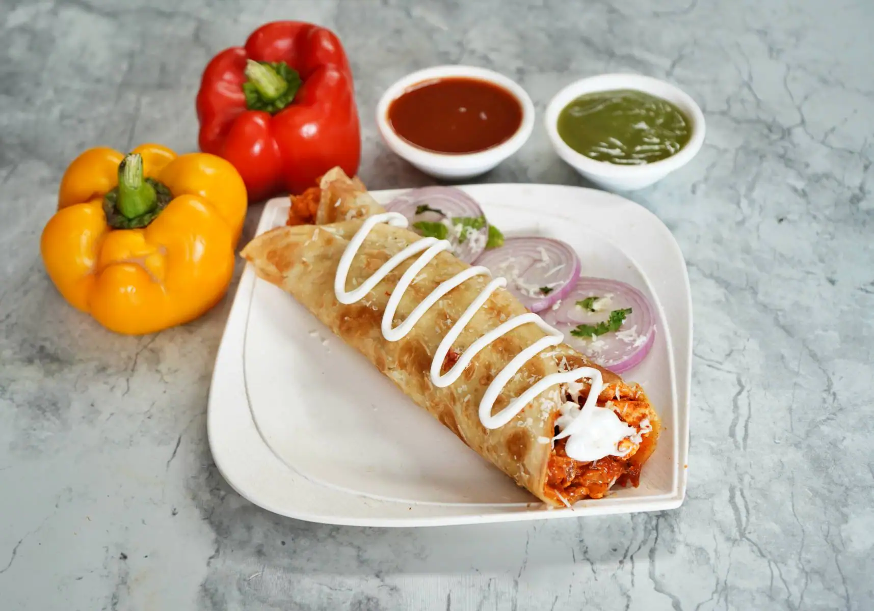 Paneer Mayonnaise Roll