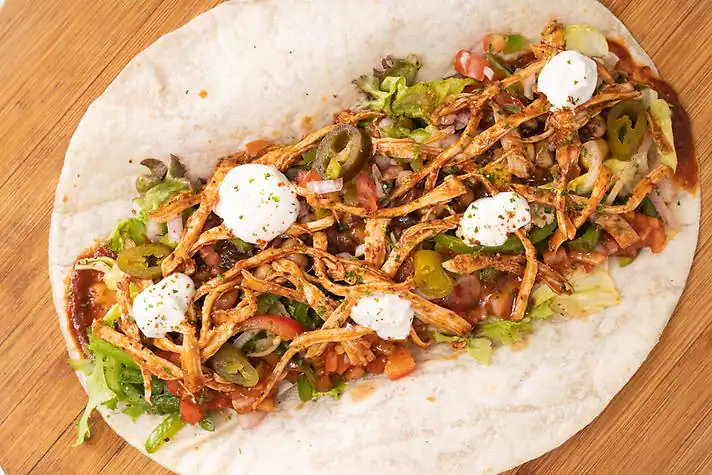 Spice Grilled Chicken Bean Buritto Wrap