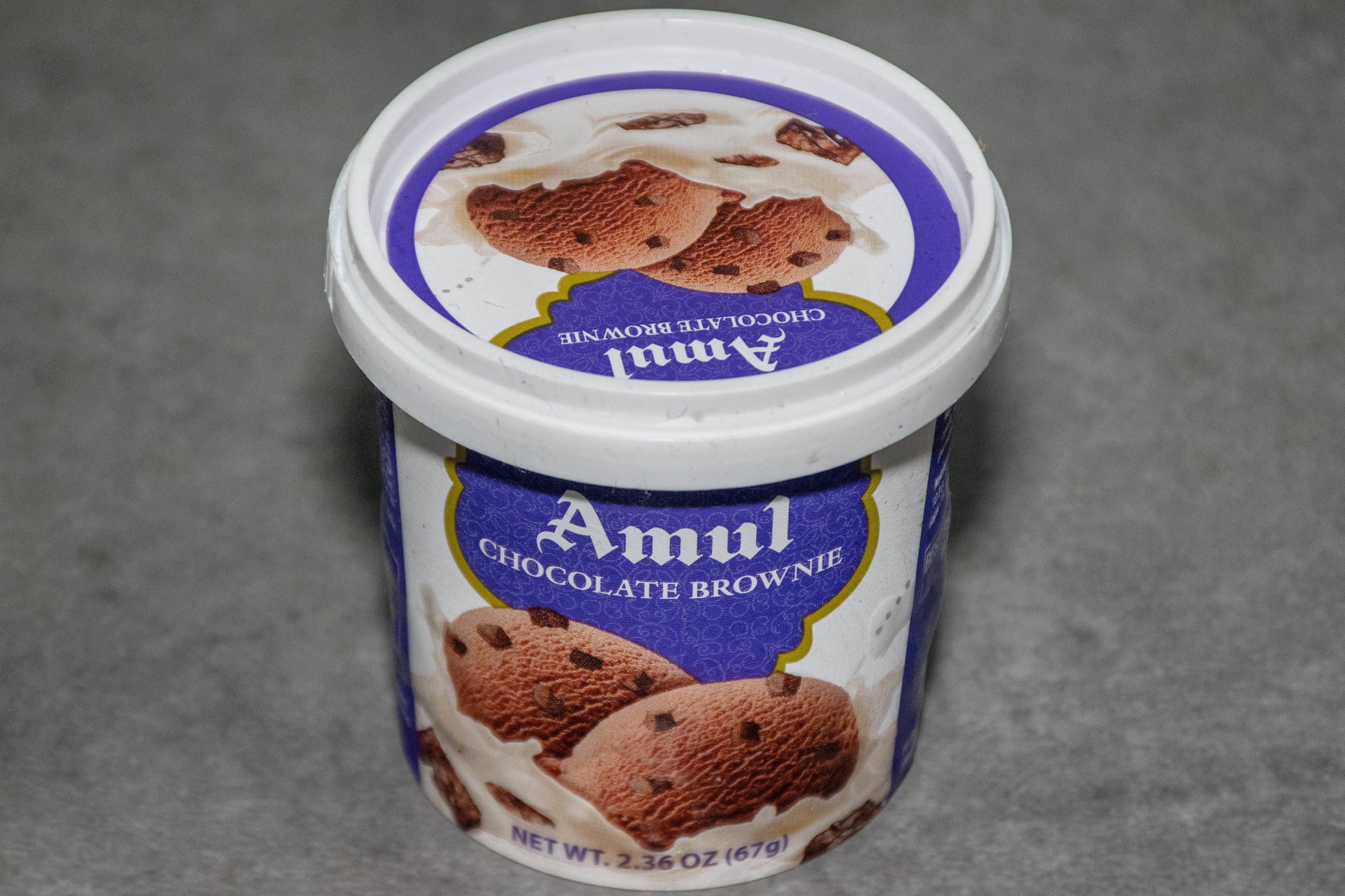 amul chocolate ice cream box