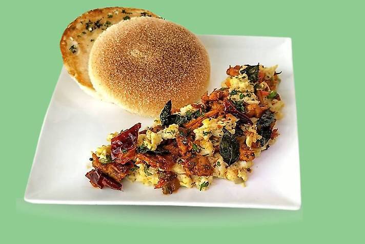 Kothu Chicken Scrambled Eggs Combo
