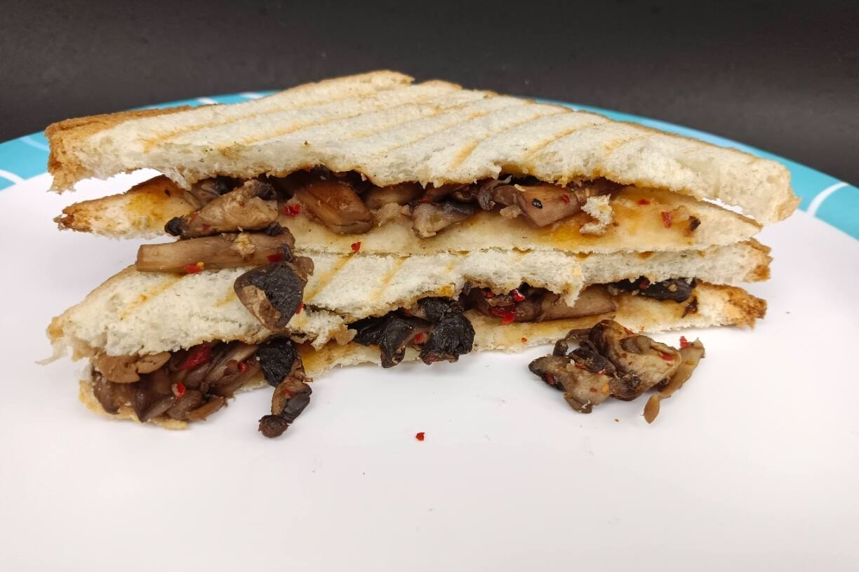 Cheese And Mushroom Sandwich