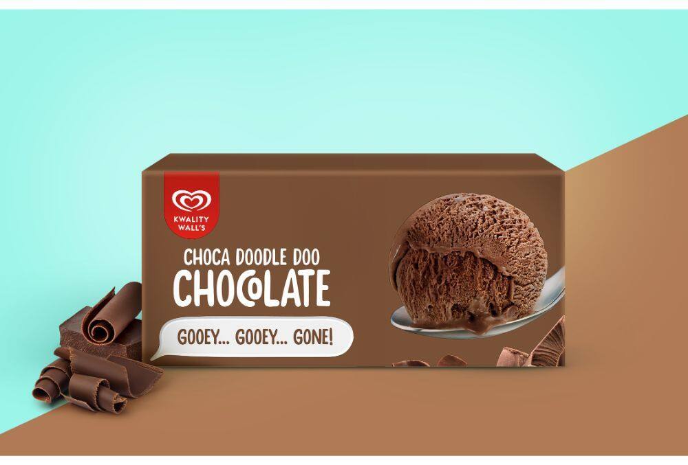 kwality walls ice cream box