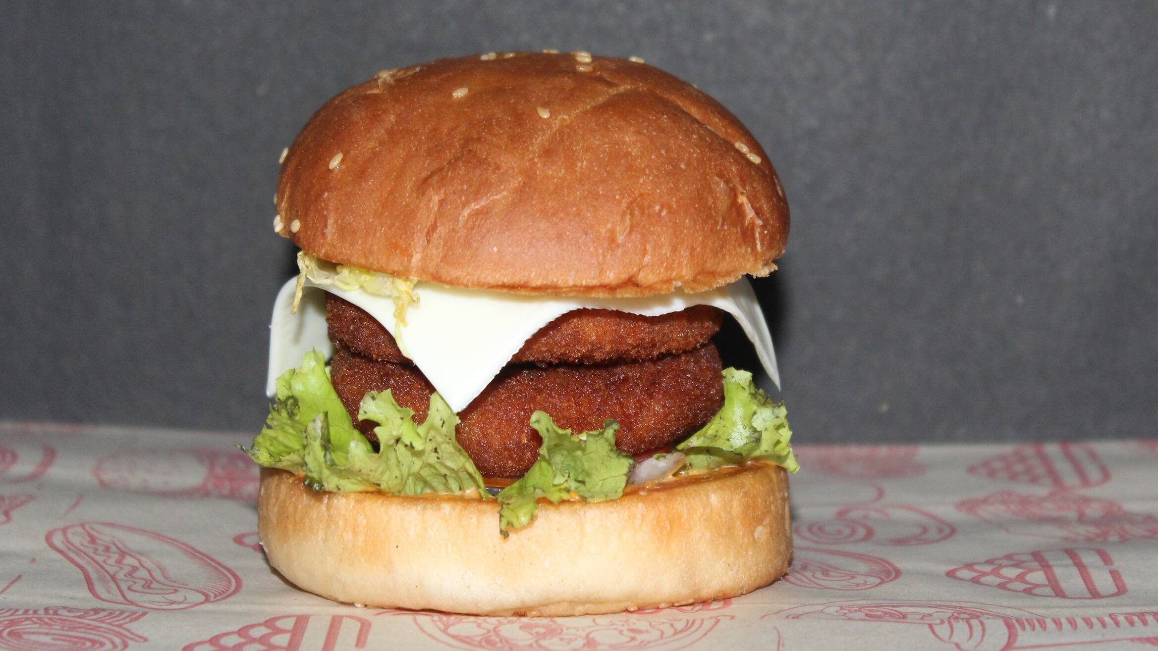 Double Veg Burger