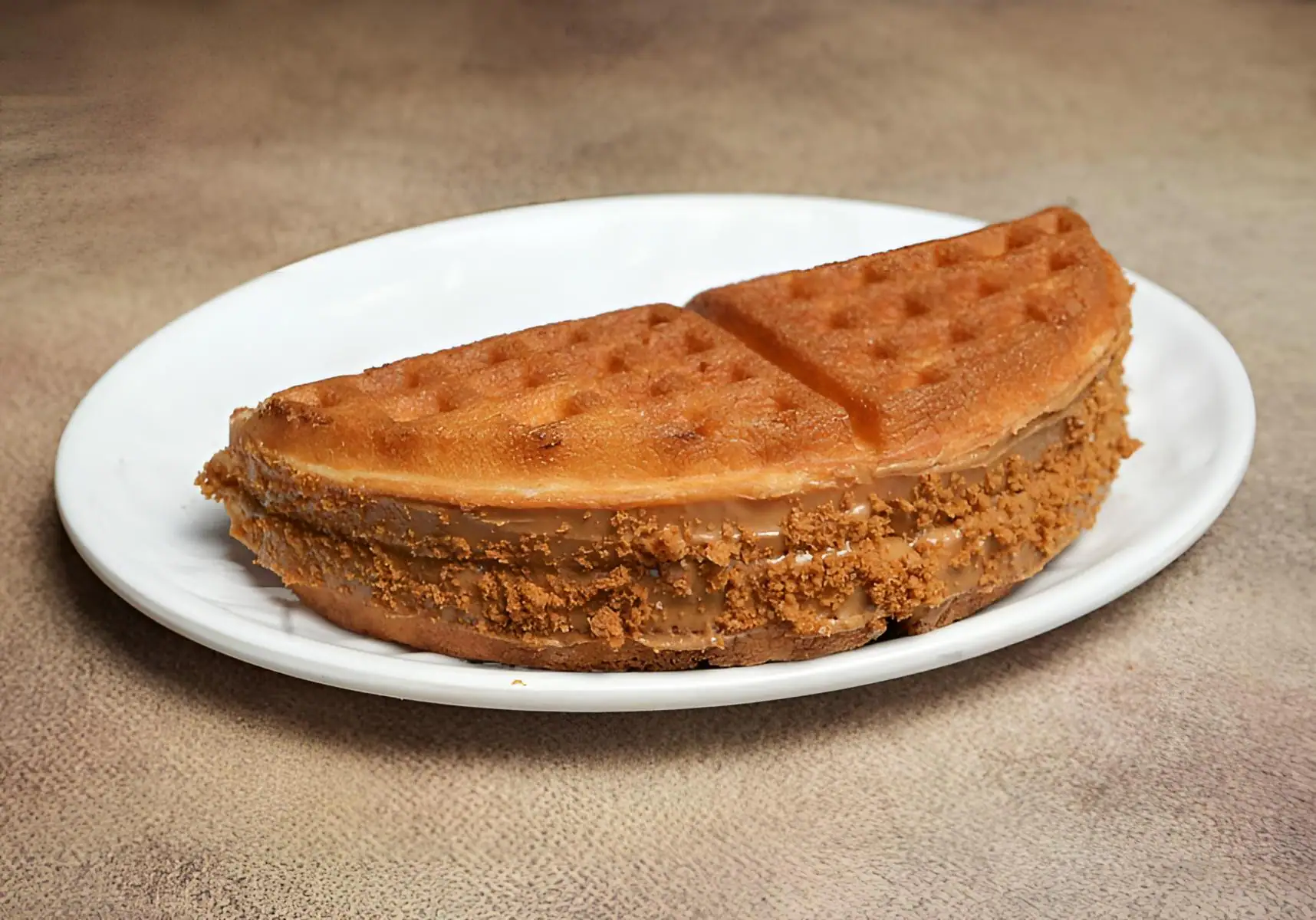 Lotus Biscoff Waffle Sandwich