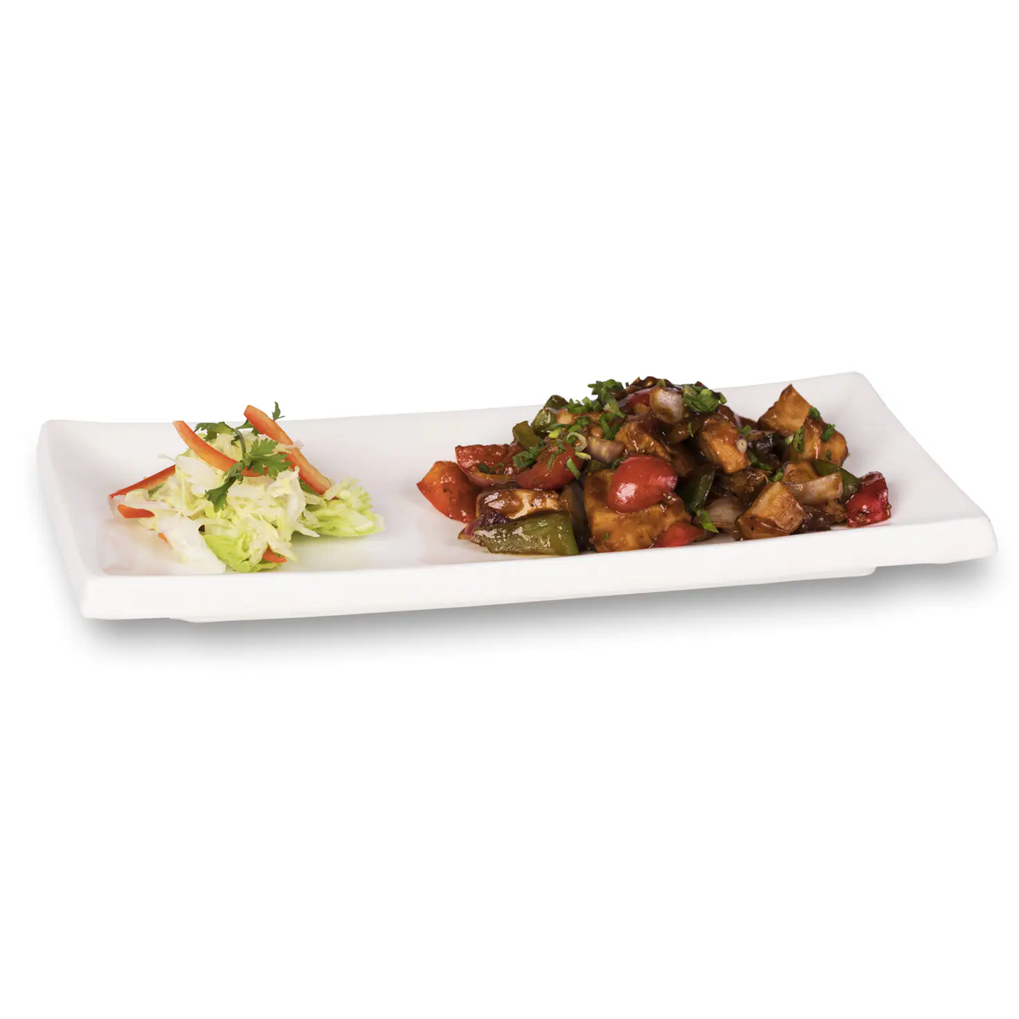 Grilled Chicken Soya Sauce With Salad