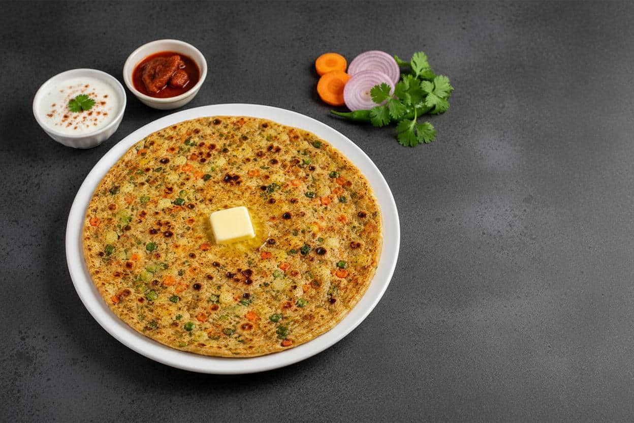 Mixed Veggie Paratha