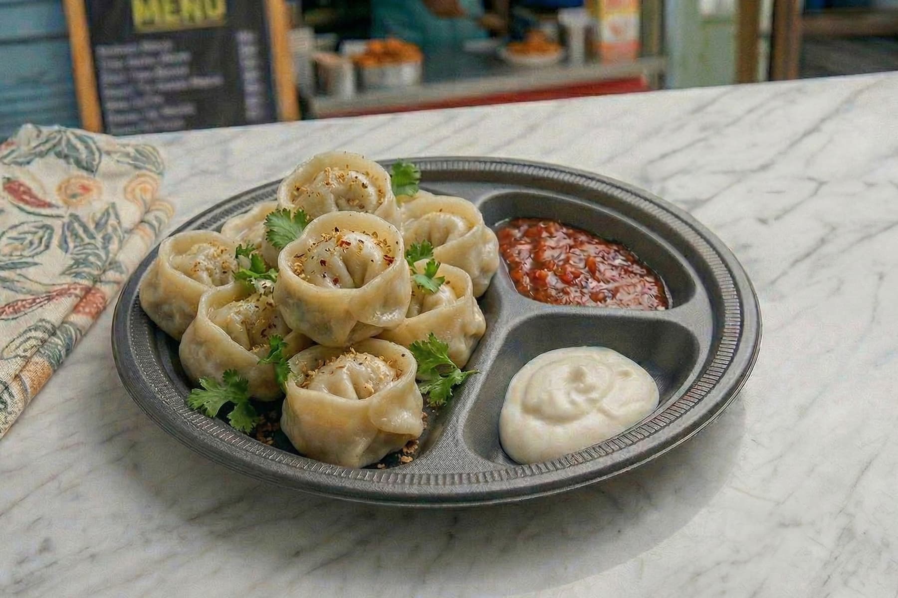 Veg Steamed Momos [12 pieces] in Sirsa