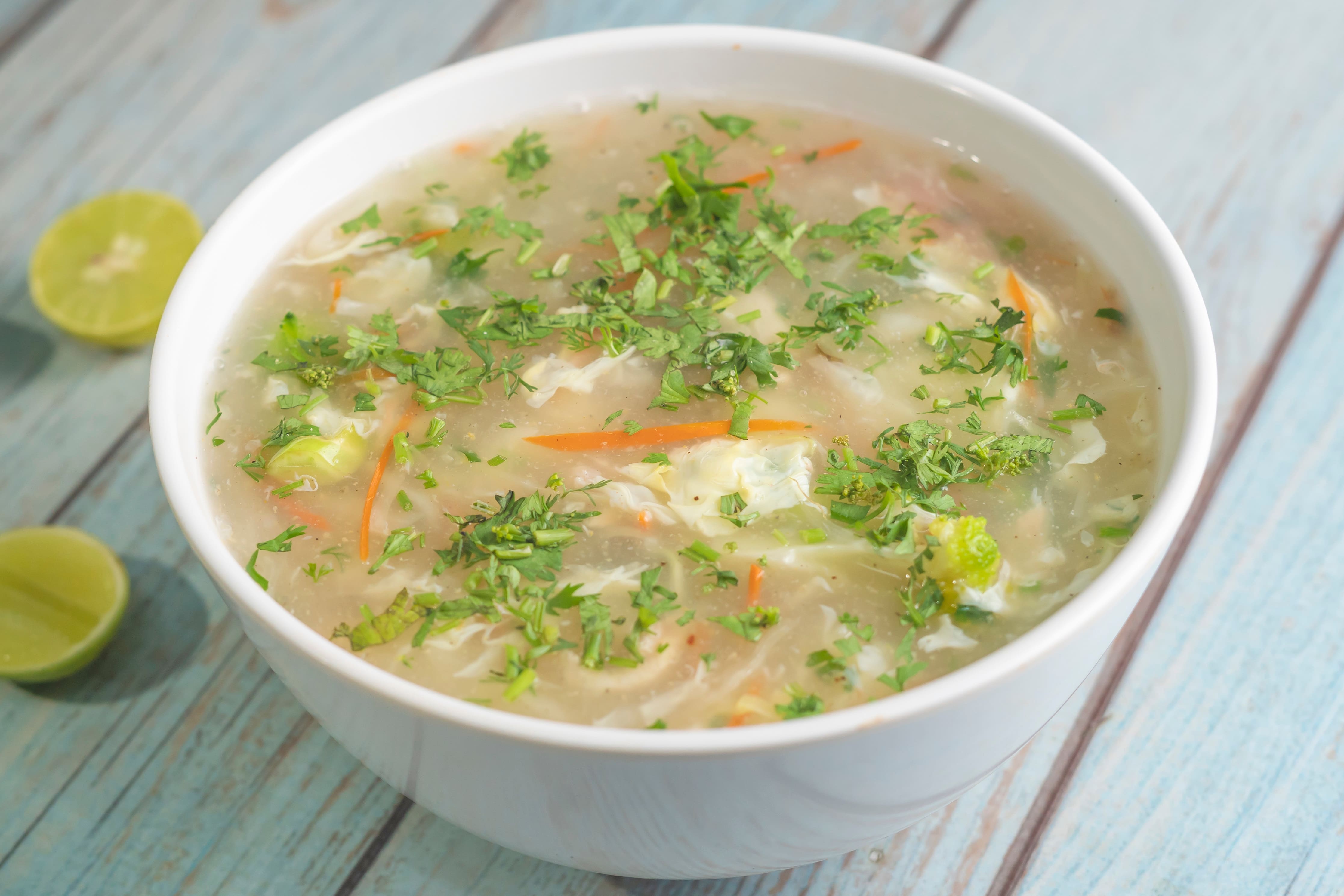 Veg Lemon Coriander Soup